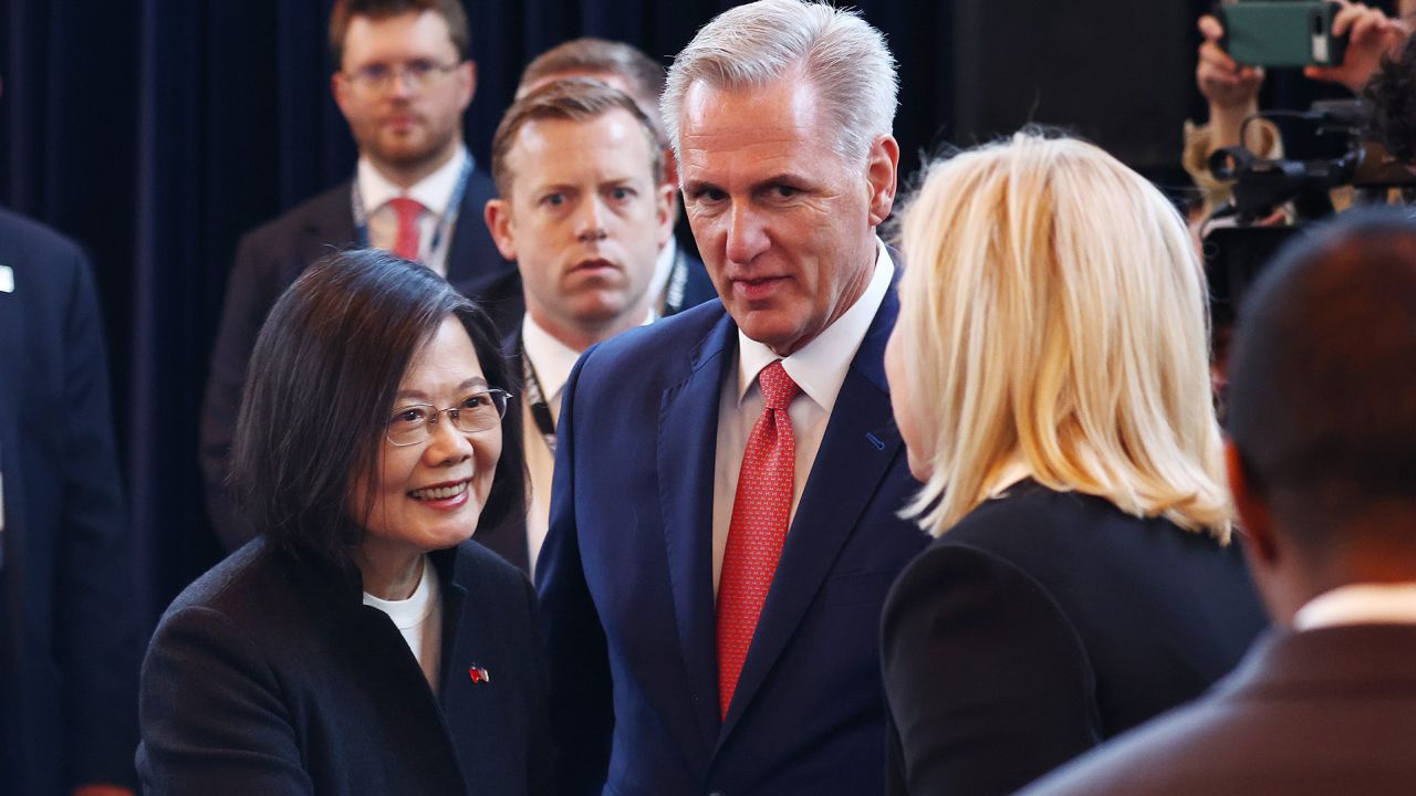 Taiwan President Tsai Ing-wen during her stopover in the United States.