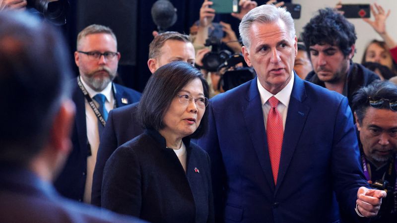 NextImg:China sanctions US organizations in retaliation for Taiwan leader visit | CNN