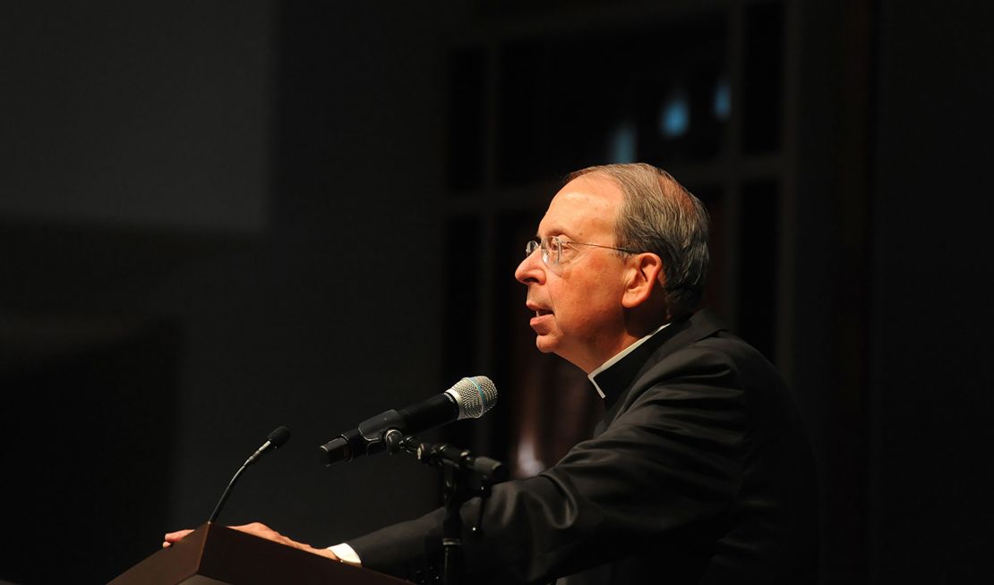 Baltimore Archbishop William E. Lori is pictured on January 15, 2019.