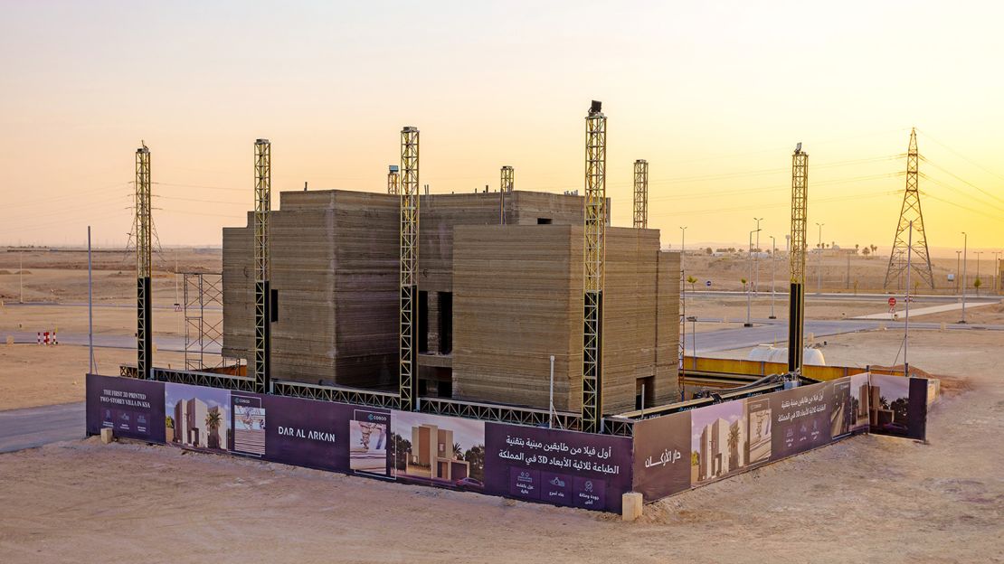 COBOD is responsible for what it claims is the tallest 3D-printed building in the world, a three-story house in Saudi Arabia.