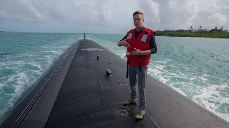 Video: CNN reporter aboard a US nuclear-powered submarine on the lookout for threats from China | CNN