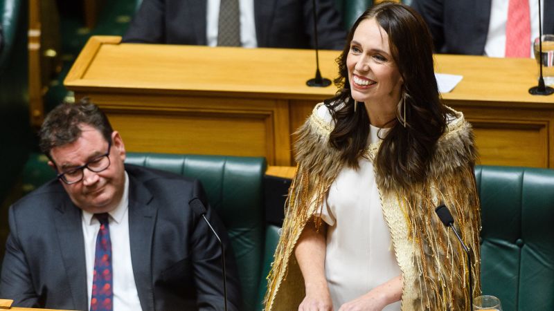 NextImg:New Zealand's Jacinda Ardern gives rousing farewell speech: 'You can lead. Just like me' | CNN