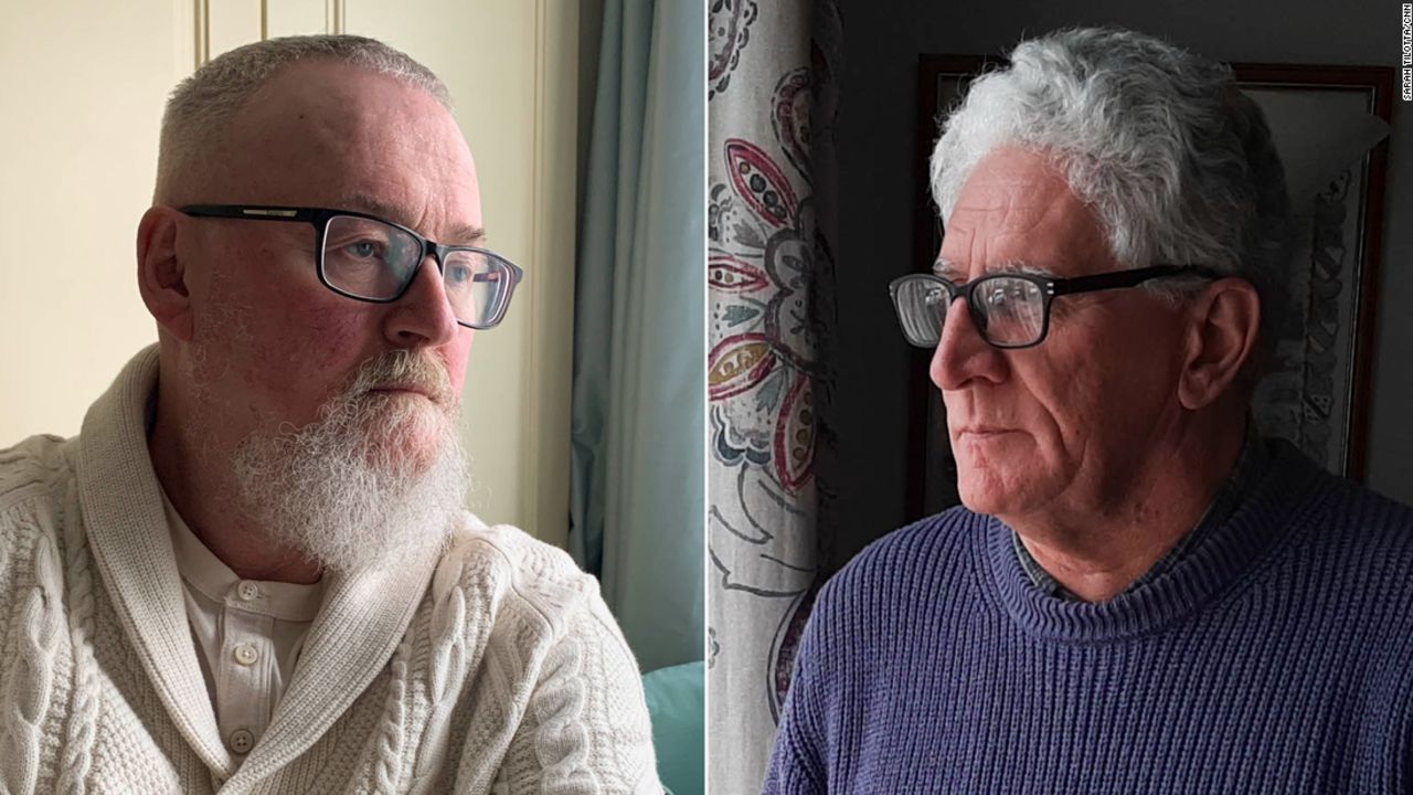 Anthony McIntyre, left, an ex-IRA man and Billy McCurrie, an ex-UVF man.