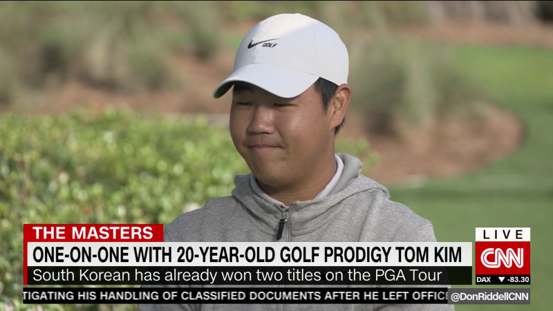 20-Year-Old Golf Prodigy Tom Kim Makes Masters Debut | CNN