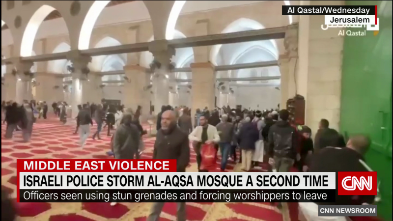 Israeli Police Storm al-Aqsa Mosque Again | CNN