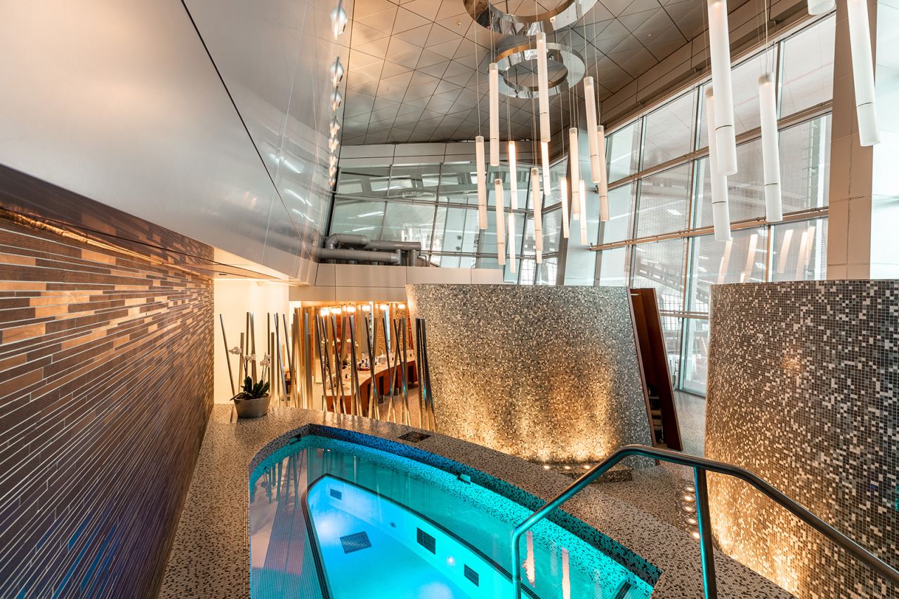 <strong>Go deep:</strong> Besides the lap pool, there are also hydrotherapy tubs.