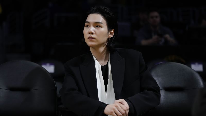 NextImg:BTS star SUGA is named as an NBA Ambassador | CNN