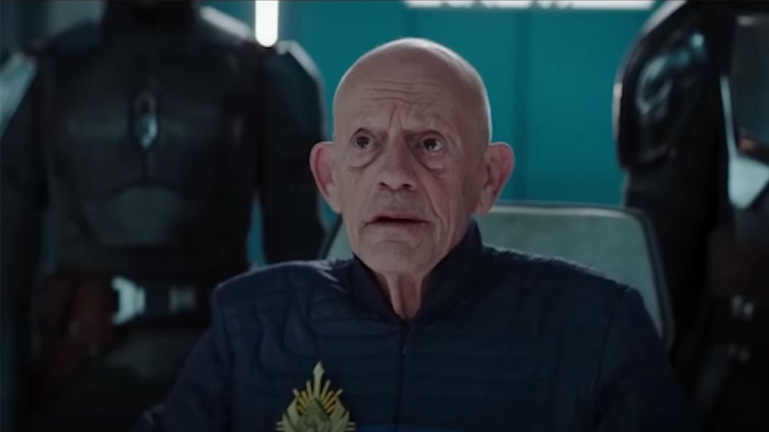 Christopher Lloyd played a conniving head of security in "The Mandalorian." 