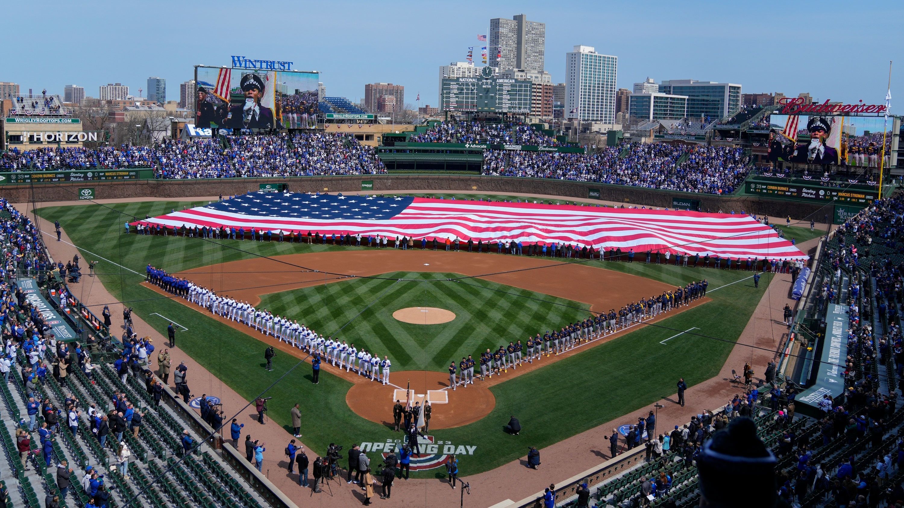 Chicago Cubs opening day at Wrigley Field 2022 