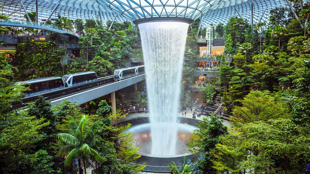 In addition to its highly-rated mass transit, Singapore's Changi airport regularly wins praise.