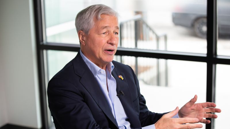 NextImg:JPMorgan CEO Jamie Dimon says banking crisis has increased odds of recession: CNN exclusive | CNN Business