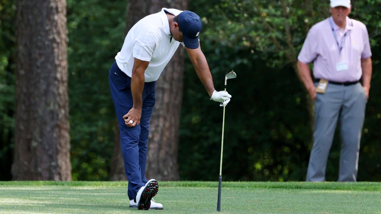 The Masters: Tiger Woods menanggung kesakitan yang ‘berterusan’ semasa pusingan pertama yang bergelora