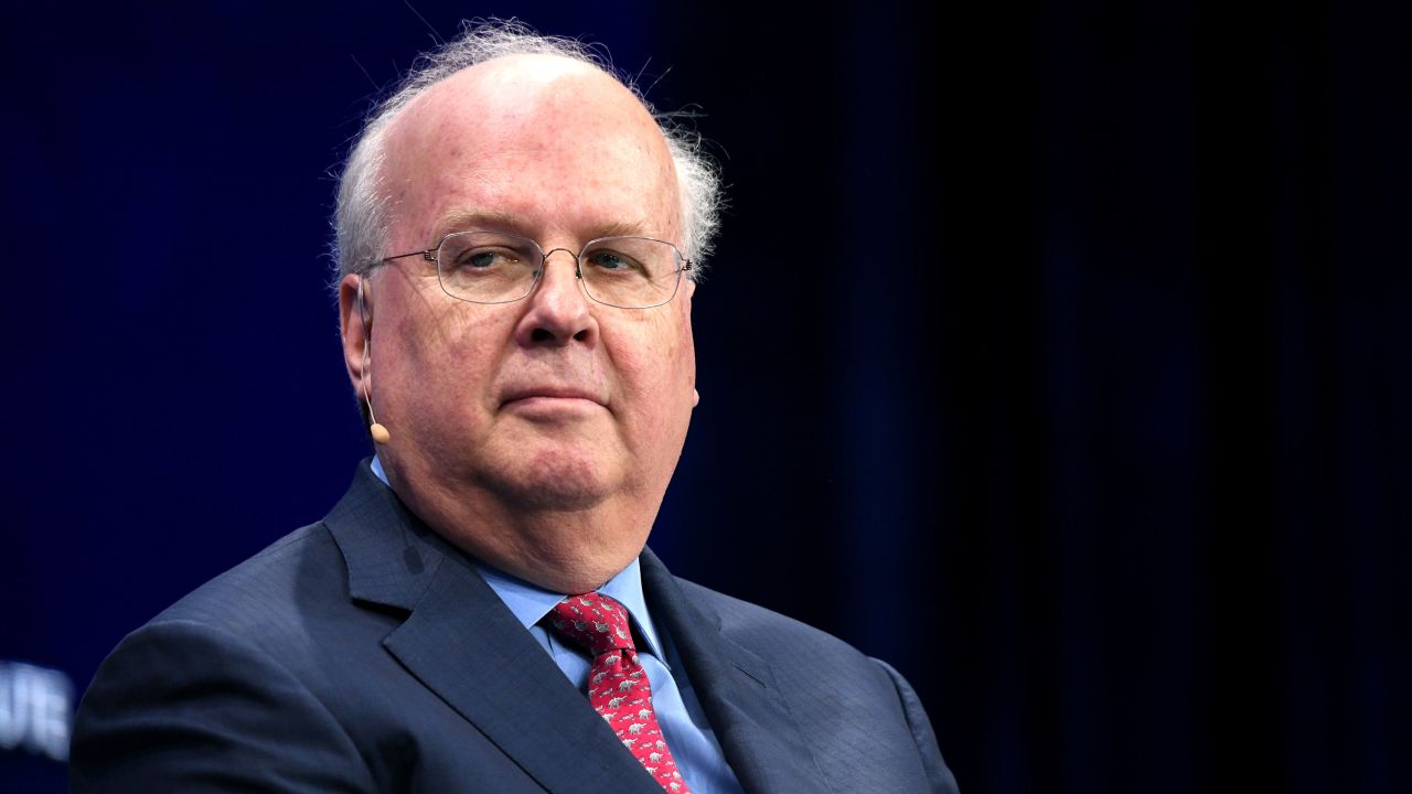 Karl Rove participates in a panel discussion during the annual Milken Institute Global Conference at The Beverly Hilton Hotel on April 29, 2019.