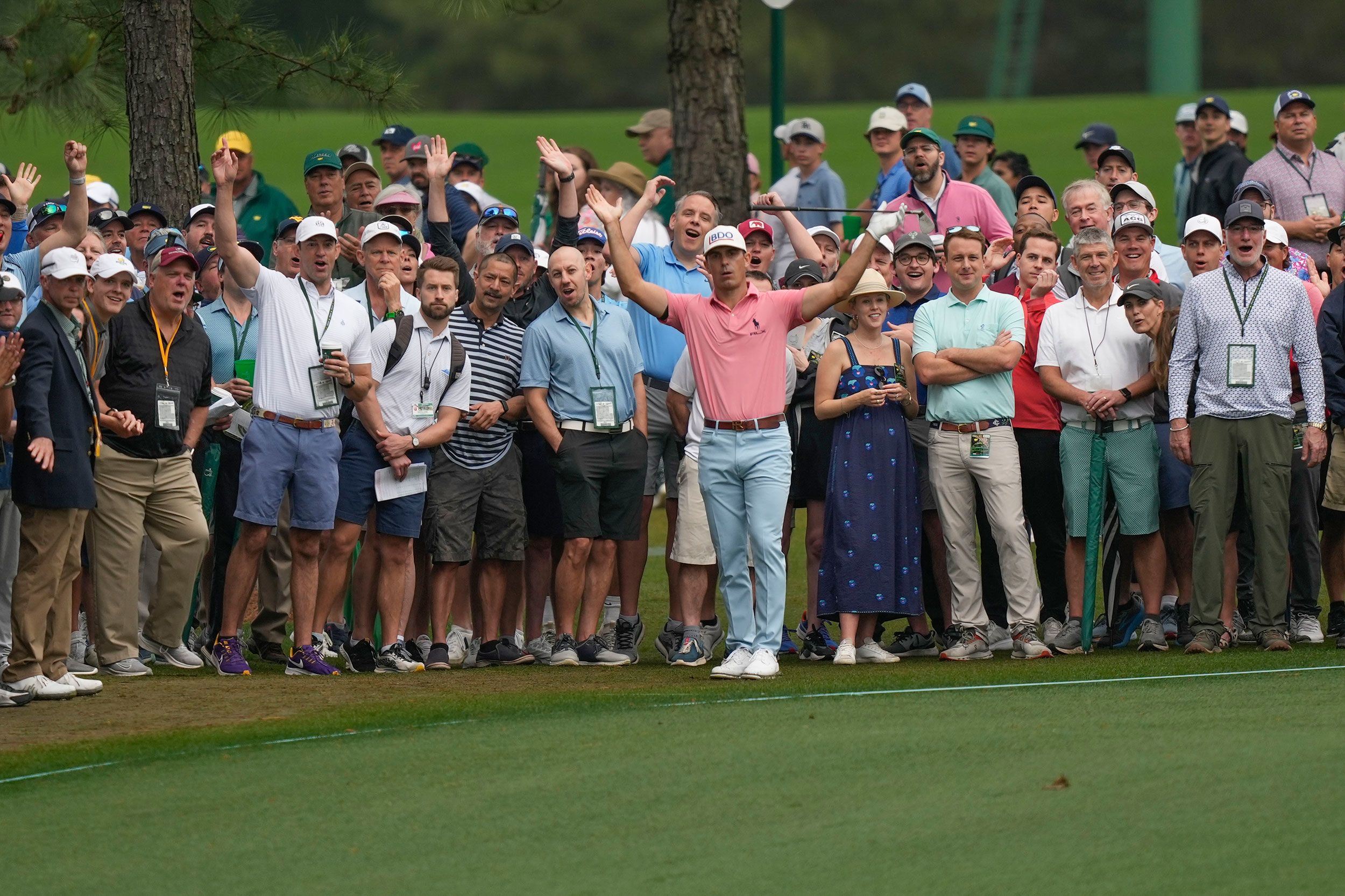 The Masters: Third round suspended as rain drenches field at