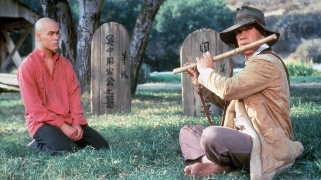 (From left) Brandon Lee and David Carradine in 1986's 