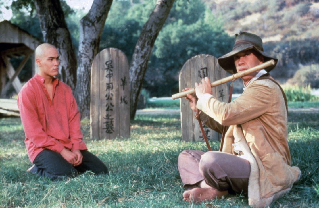 (From left) Brandon Lee and David Carradine in 1986's "Kung Fu: The Movie." 