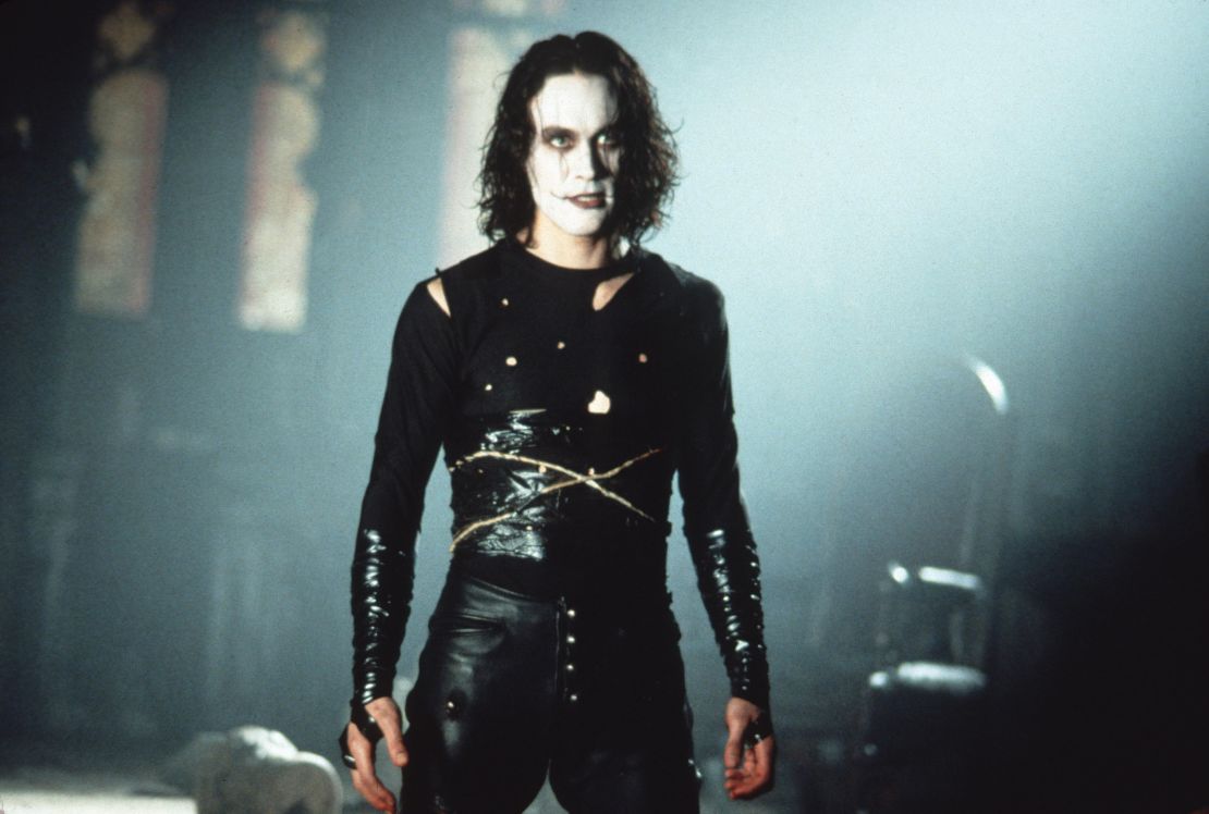 Brandon Lee in 'The Crow.'