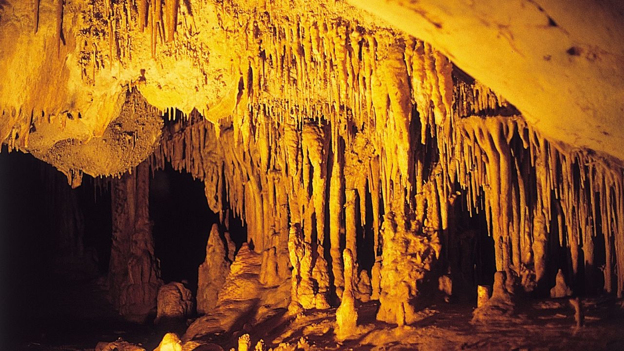 Ancient communities buried their dead in the Es Càrritx cave. Here is one of its inner chambers.