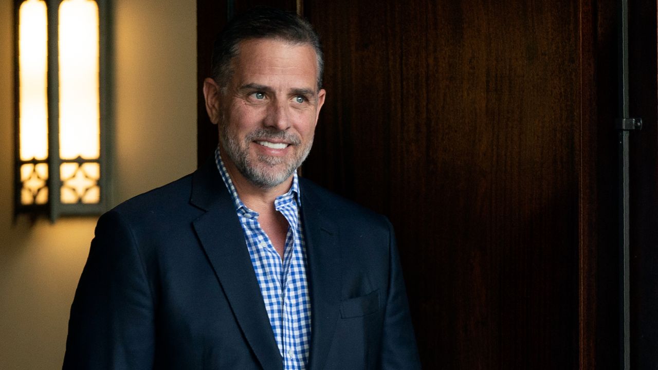 Hunter Biden is seen on Johns Island, South Carolina, in August 2022.