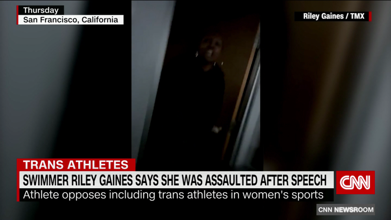 American swimmer says she was ambushed by trans-rights activists | CNN