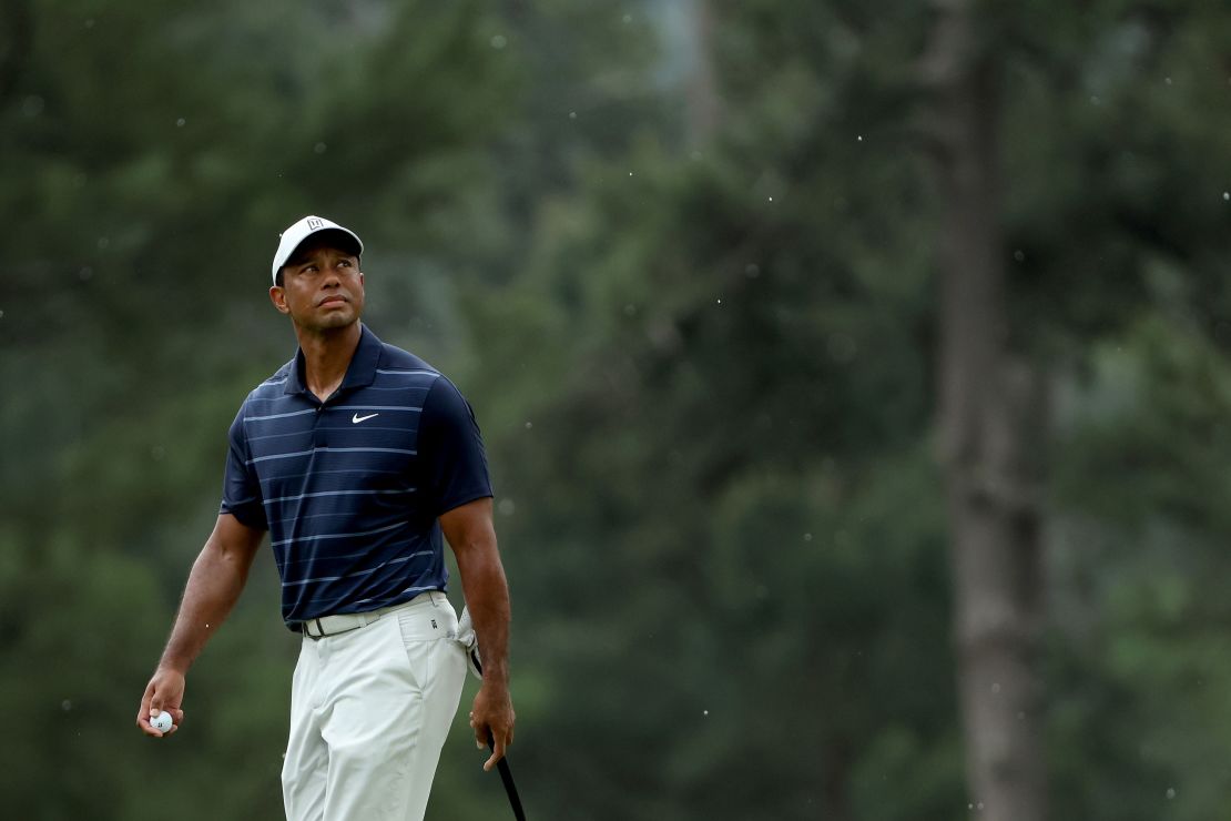 Tiger Woods could miss the cut at Augusta for the first time as a professional. 