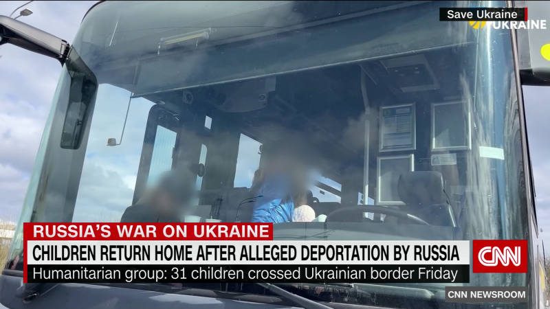 Ukrainian children return home after alleged deportation by Russia  | CNN