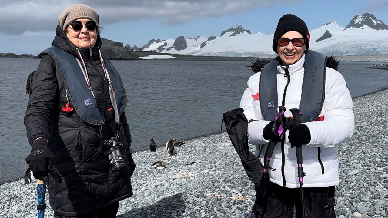The first step of Hamby and Hazelip's trip was Antarctica.