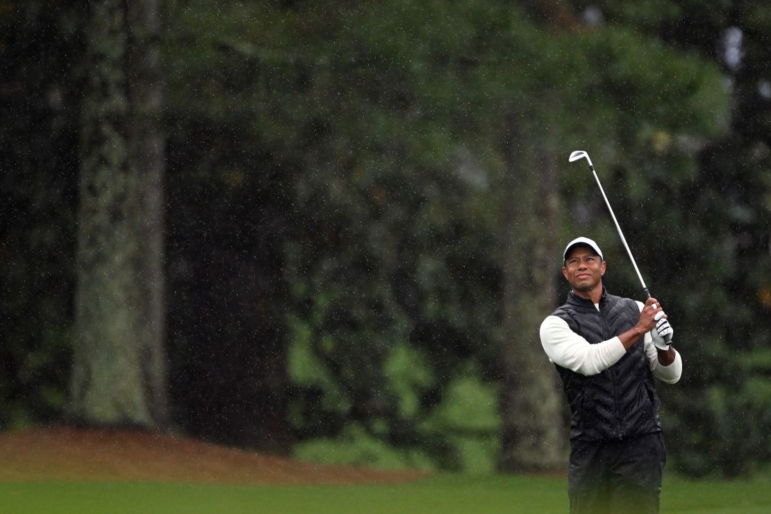 Woods withdrew after a gruelling start to his third round at The Masters.