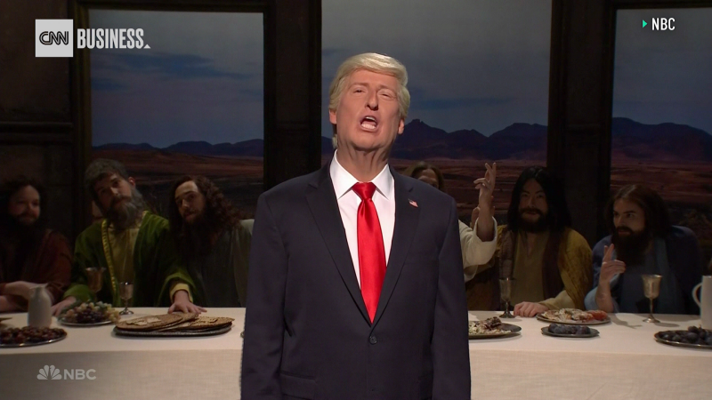 ‘SNL’ Imagines Former President Trump At The Last Supper | CNN Business