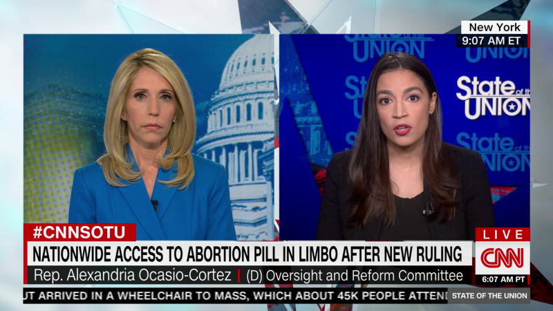 Ocasio-Cortez: Ruling would ‘essentially institute a national abortion ban’ | CNN Politics