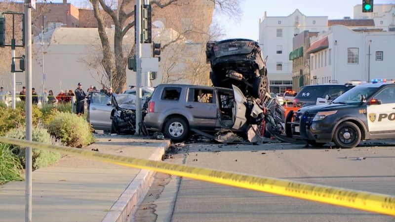 13-year-old leads California police on chase in stolen car and crashes, leaving 1 person dead and nearly a dozen injured | CNN