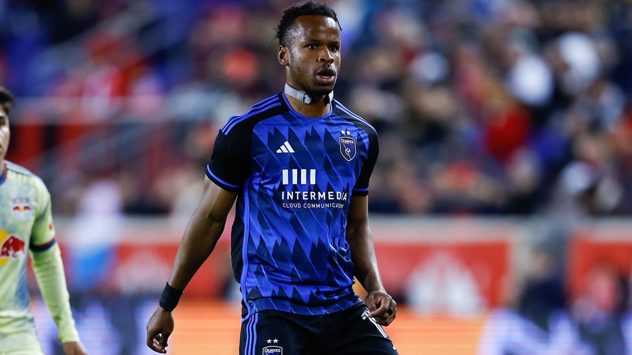 Jeremy Ebobisse of the San Jose Earthquakes alleged he heard a Red Bulls player make a racist remark during Saturday's game. 