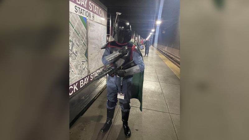 Police were called about a person with a rifle. It turned out to be a man in a Boba Fett costume | CNN