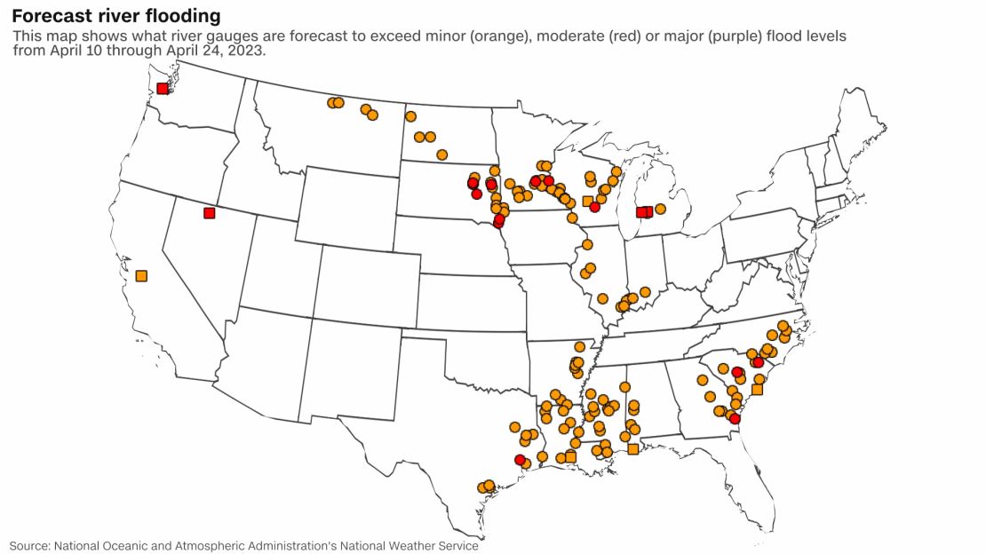 Record warmth in areas with a record snowpack may cause hazardous ...