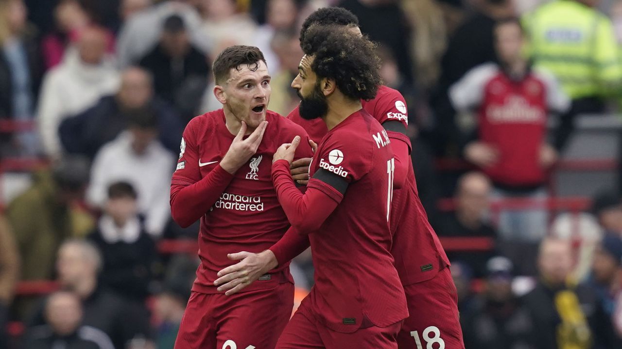 Andy Robertson was left furious after an incident involving the assistant referee on Sunday. 