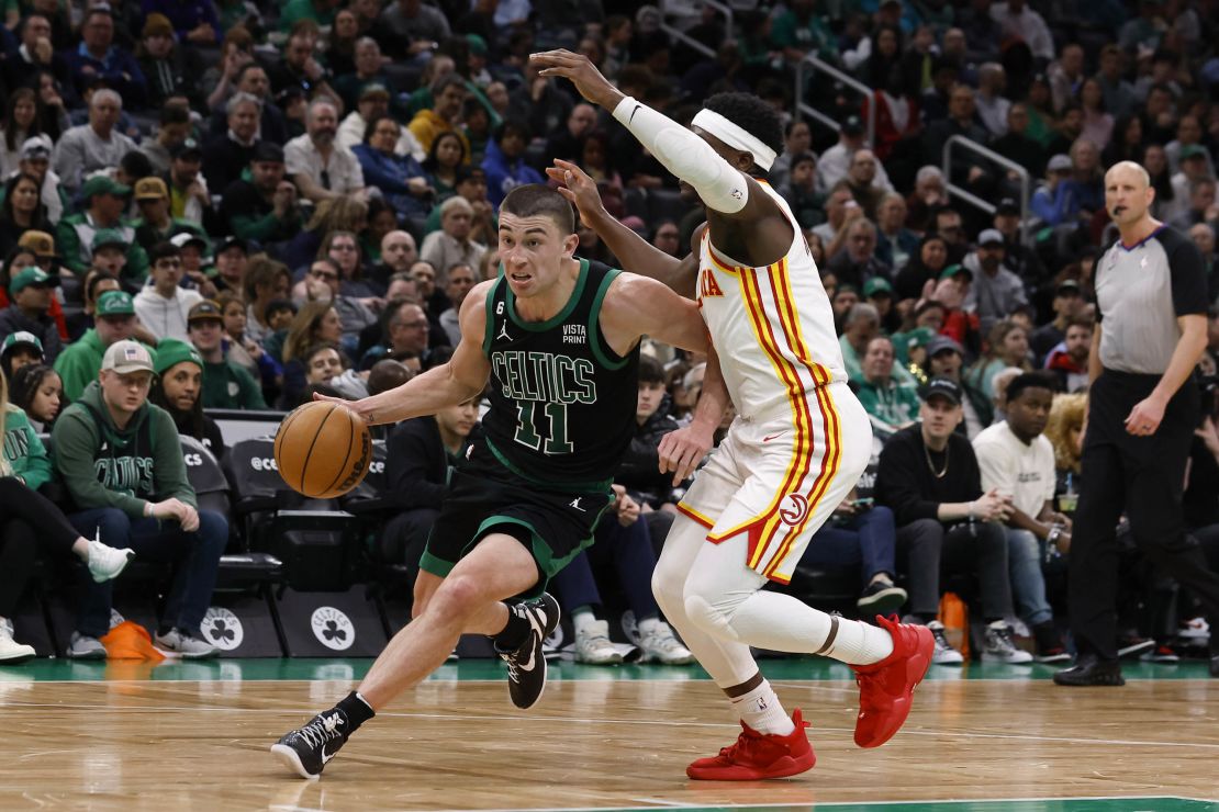 Payton Pritchard dropped a 30-point triple-double against the Atlanta Hawks.