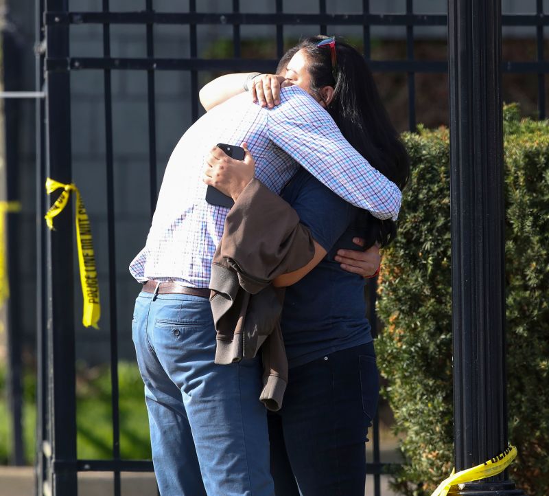 Gunman livestreamed mass shooting at bank that left 5 dead and 8 injured, police say