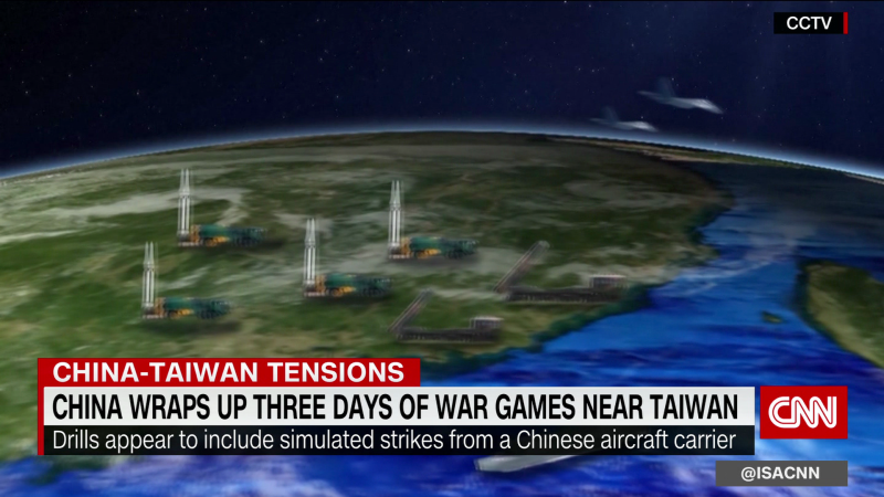 China wraps up three days of war games near Taiwan | CNN