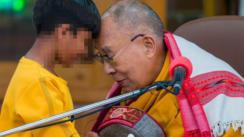 NextImg:Dalai Lama apologizes after video asking child to 'suck' his tongue sparks outcry | CNN