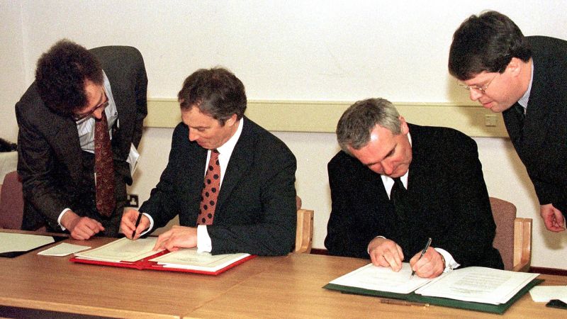NextImg:25 years ago, I watched Northern Ireland's politicians agree a peace deal. Now it's under renewed pressure | CNN