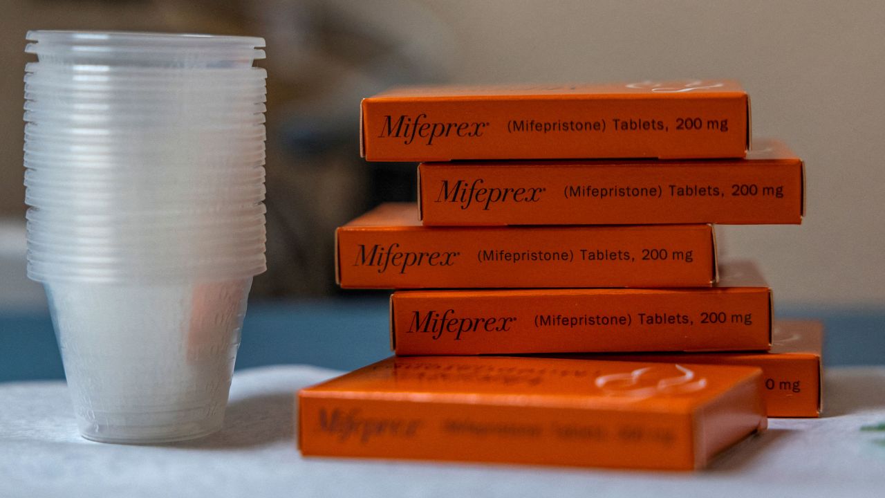 Boxes of mifepristone, the first pill given in a medical abortion, are prepared for patients at Women's Reproductive Clinic of New Mexico in Santa Teresa, January 13, 2023. 
