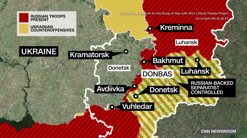 Ukraine says Russia using “scorched earth” tactics in Bakhmut | CNN