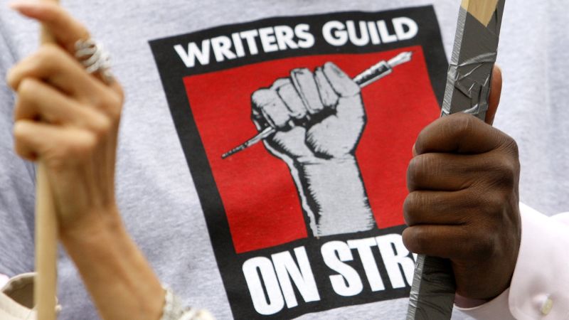 Hollywood writers hold strike vote Tuesday | CNN Business