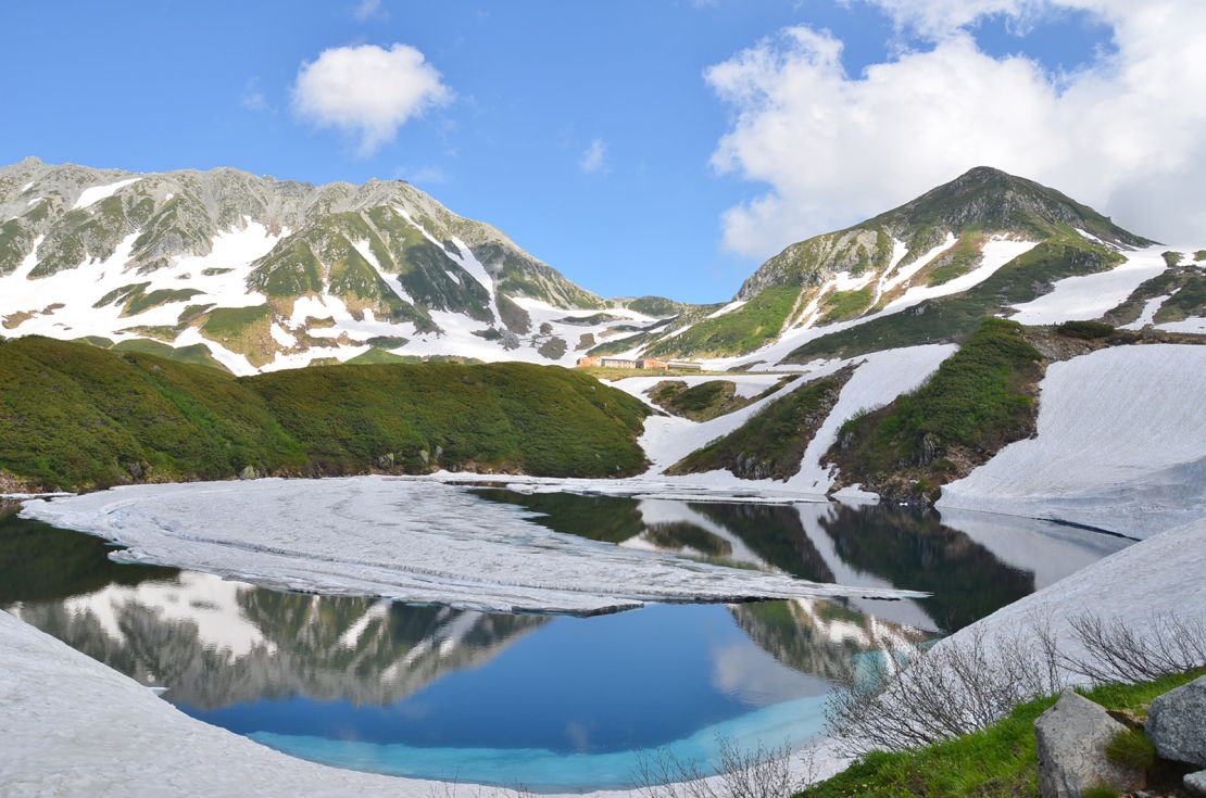 Visitors to the area can trek to the volcano crater lakes of Mikurigaike.