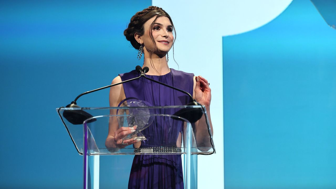 Dylan Mulvaney presented an award at the PFLAG National 50th Anniversary Gala in March.