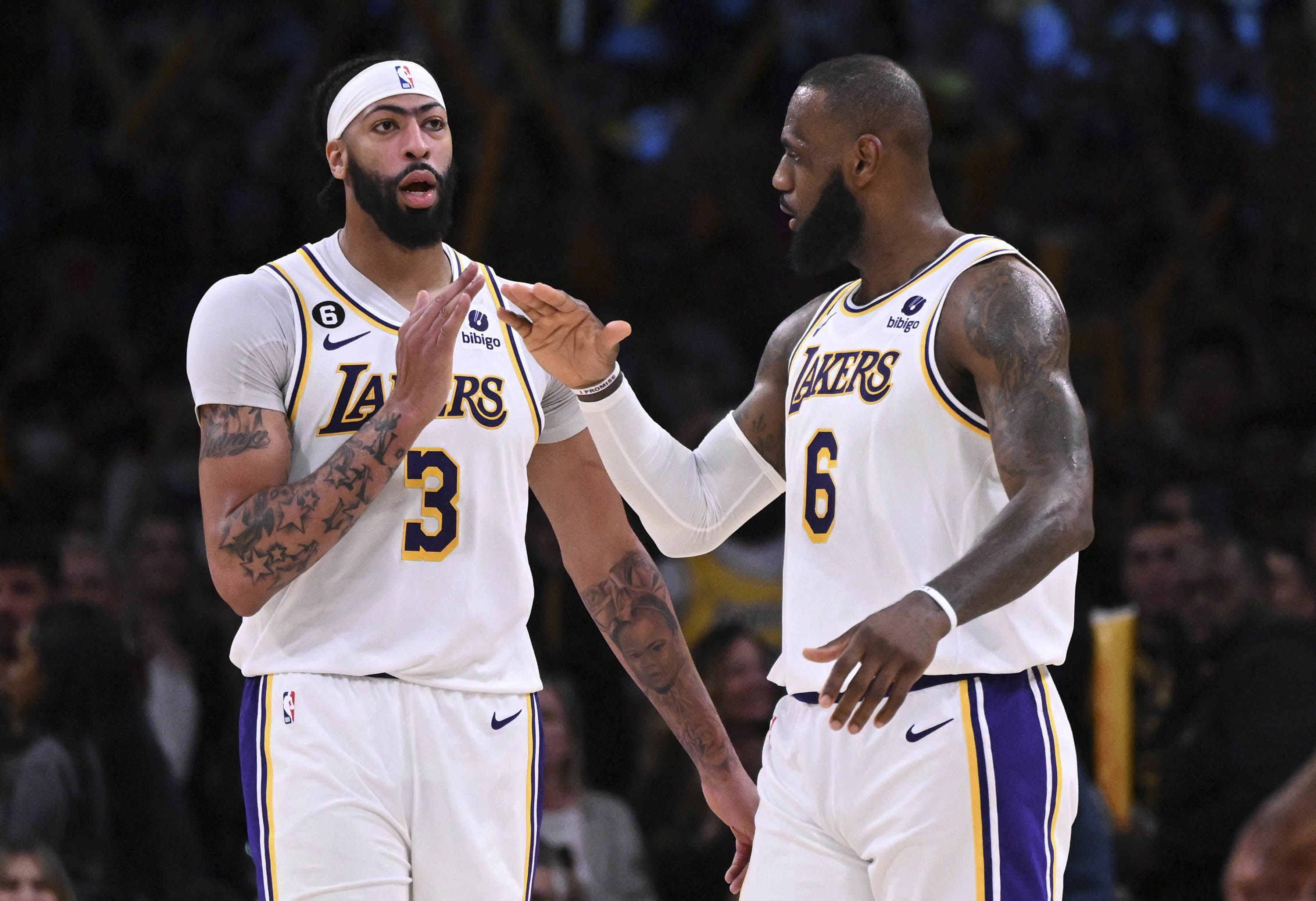 Brilliant LeBron James scores 56 as Los Angeles Lakers down Golden State  Warriors