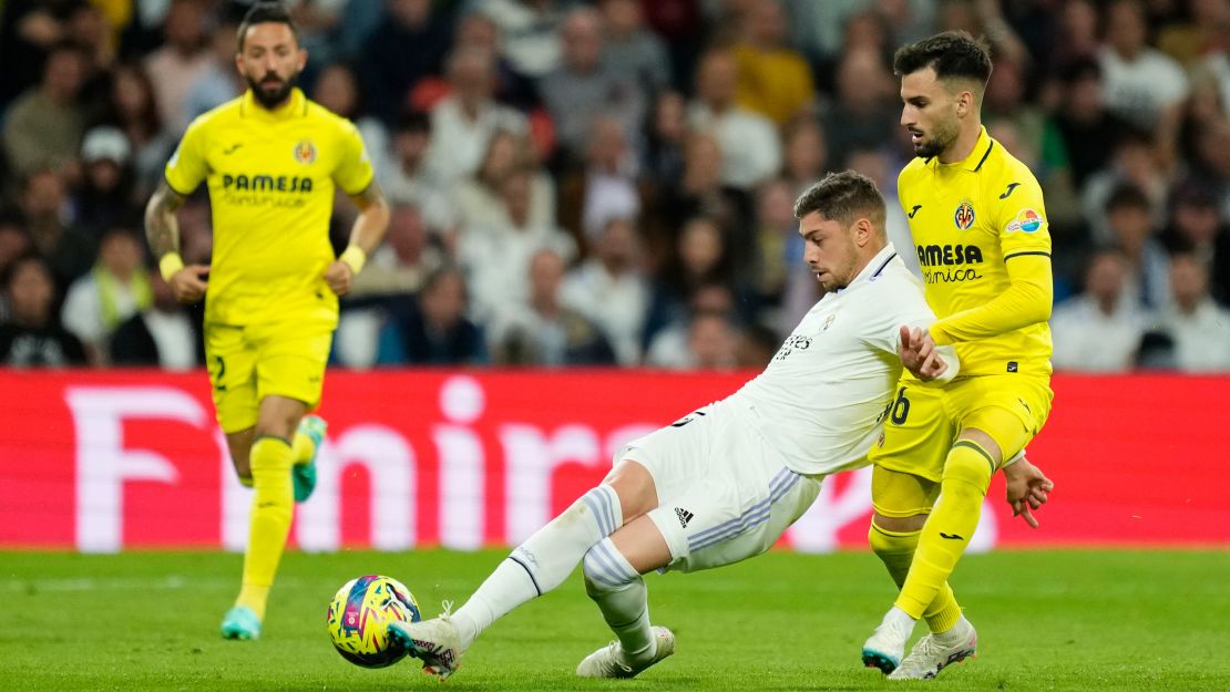 Federico Valverde and Álex Baena clashed during the match.