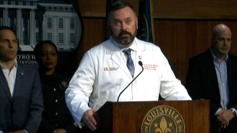 Doctor treating Louisville shooting victims makes emotional plea to lawmakers | CNN