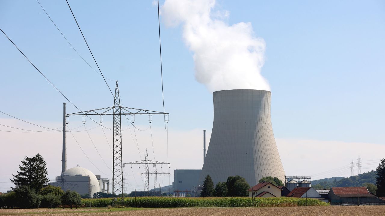 The Isar nuclear power plant, in Essenbach, Germany.