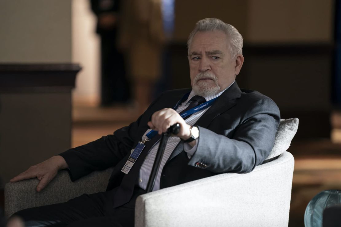 Brian Cox as Logan Roy in "Succession."